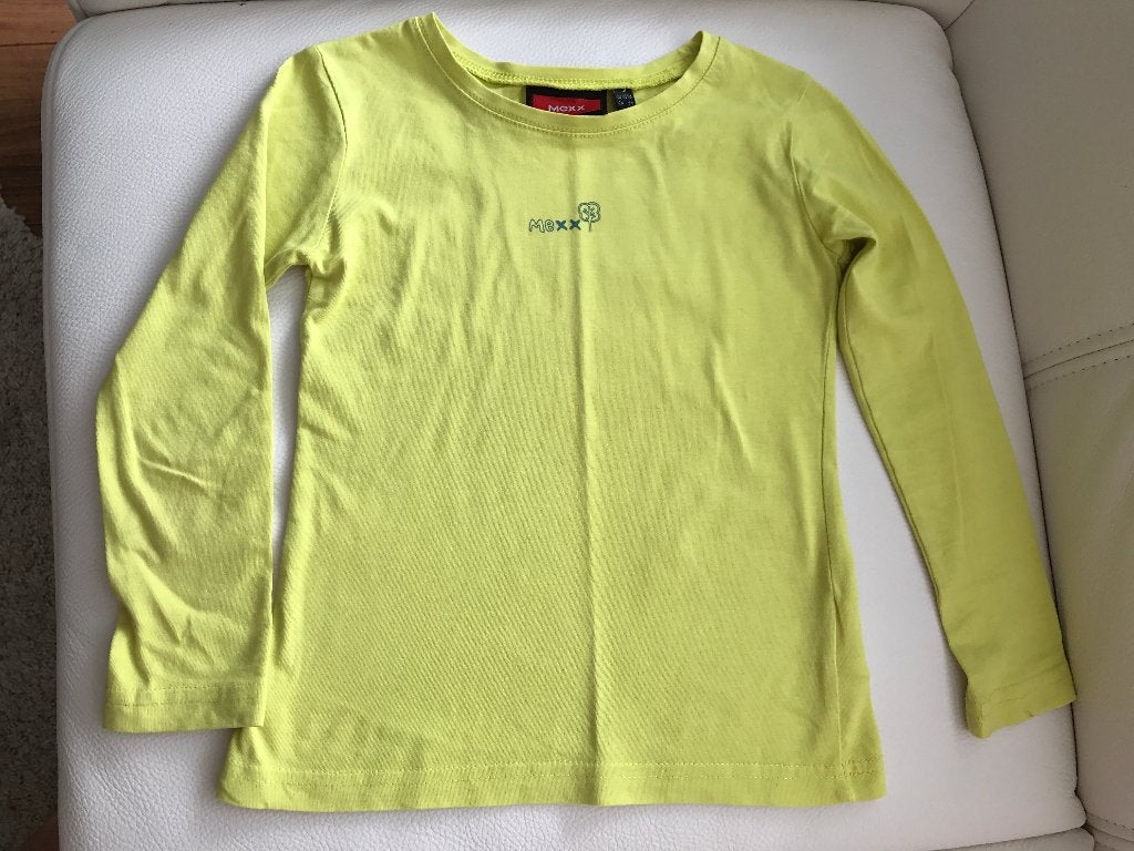 MEXX lime geel meisjes longsleeve top shirt maat 110-116, Kinderen en Baby's, Kinderkleding | Maat 110, Mexx, Meisje, Nieuw, Ophalen of Verzenden
