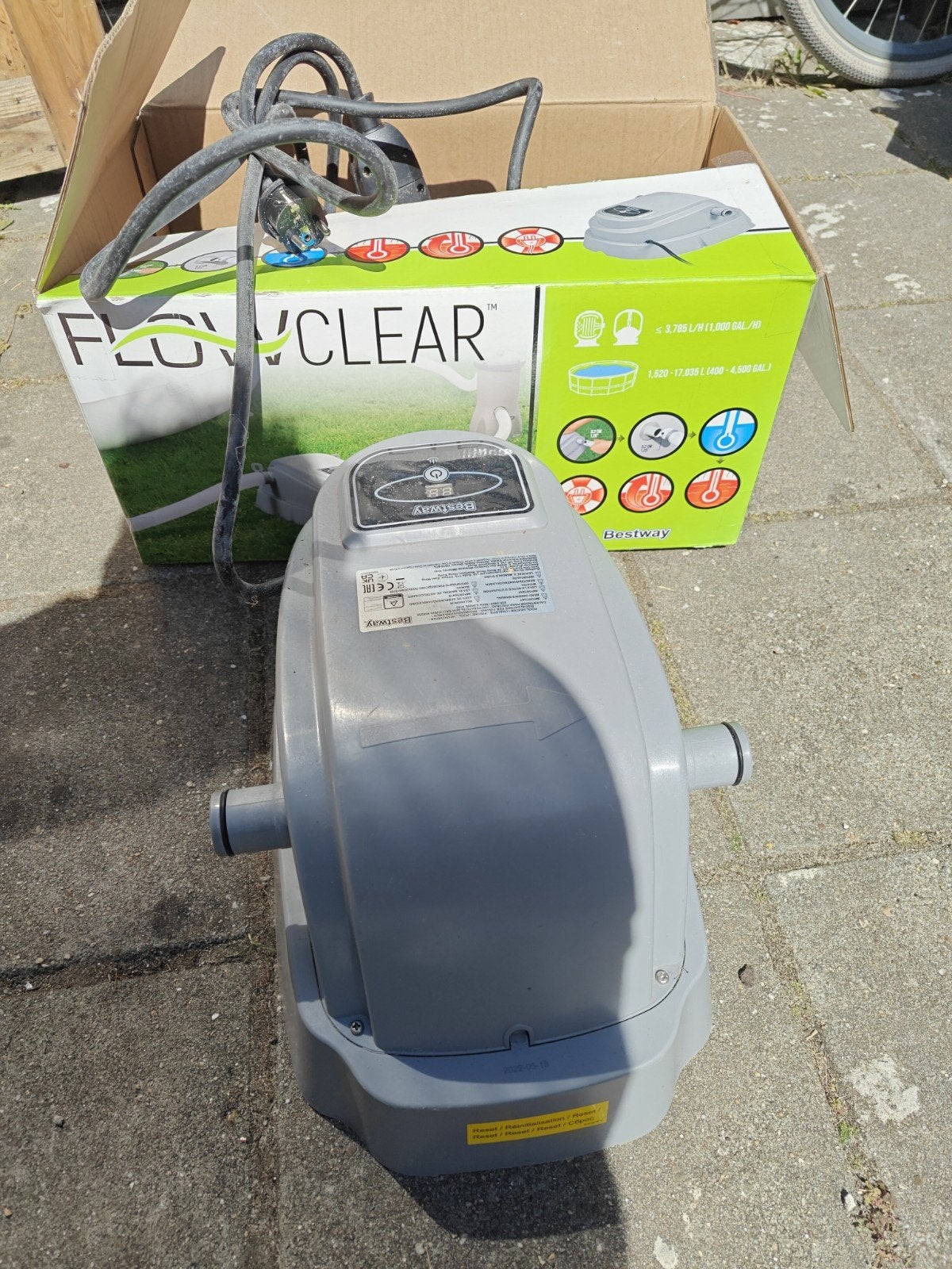 Bestway Flowclear Zwembad Heater 58259, Tuin en Terras, Ophalen of Verzenden, Zo goed als nieuw, Verwarming