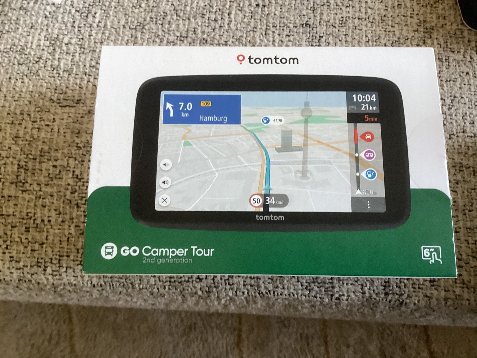 Tomtom 6 inch  CAMPER TOUR GO Campernavigatie, Ophalen of Verzenden, Nieuw