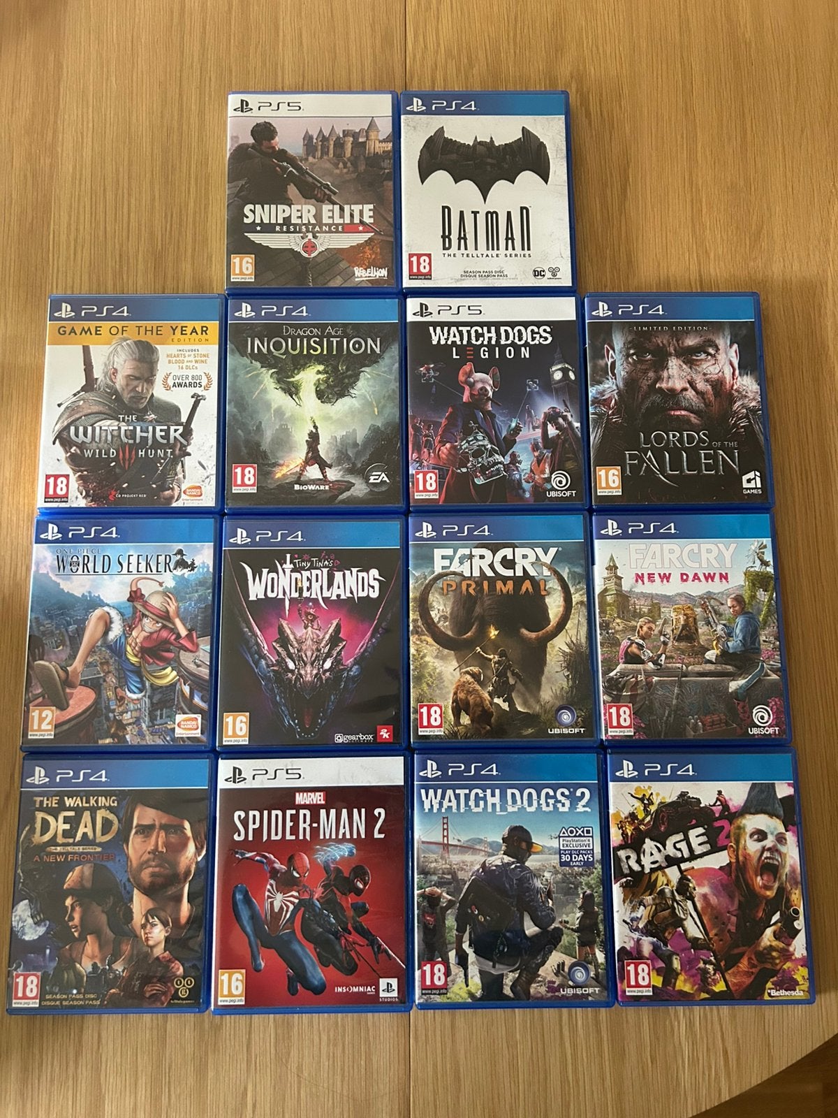 PS4/PS5 Games - Diverse Collectie, Spelcomputers en Games, Ophalen, Overige genres, Zo goed als nieuw, 3 spelers of meer