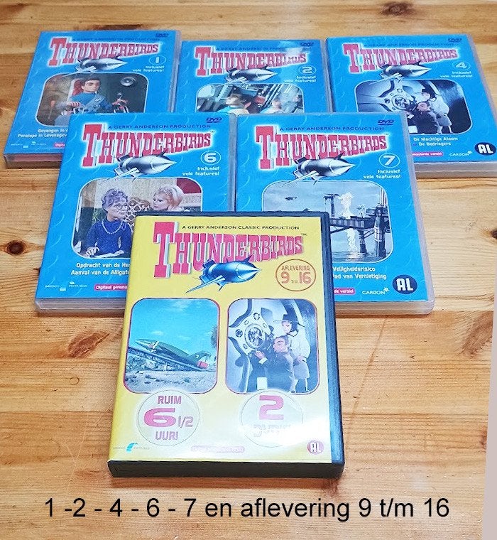 Diverse Thunderbirds, Alle leeftijden, Ophalen of Verzenden, Zo goed als nieuw, Science Fiction en Fantasy
