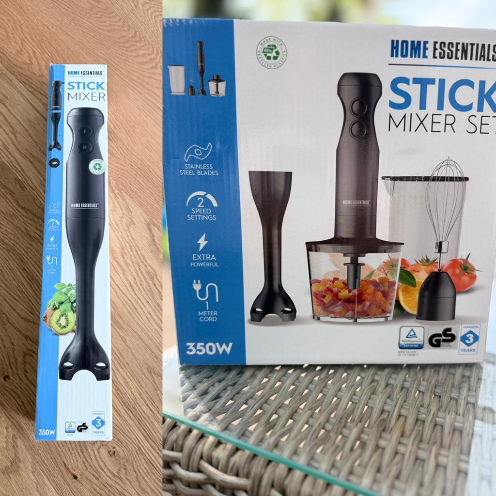 Set staafmixer & mixer set, Minder dan 1 liter, Ophalen of Verzenden, Nieuw