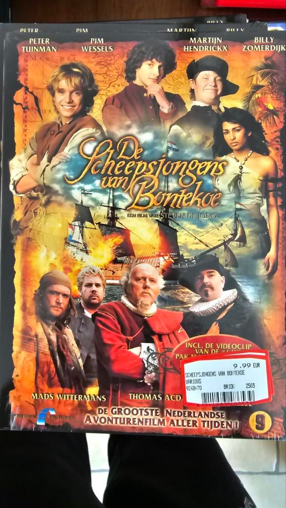 De Scheepsjongens van Bontekoe DVD - Avonturenfilm, Cd's en Dvd's, Vanaf 6 jaar, Ophalen of Verzenden, Gebruikt
