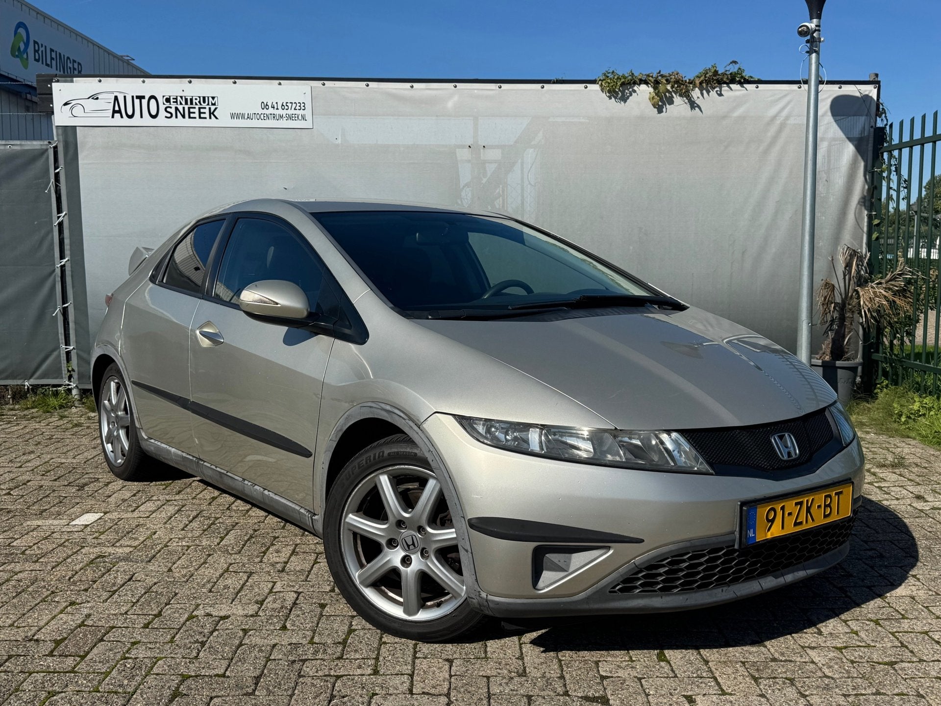 Honda Civic 1.4 Comfort 5drs - Airco-PDC- APK 08-27, Auto's, 83 pk, Gebruikt, Zwart, 4 cilinders