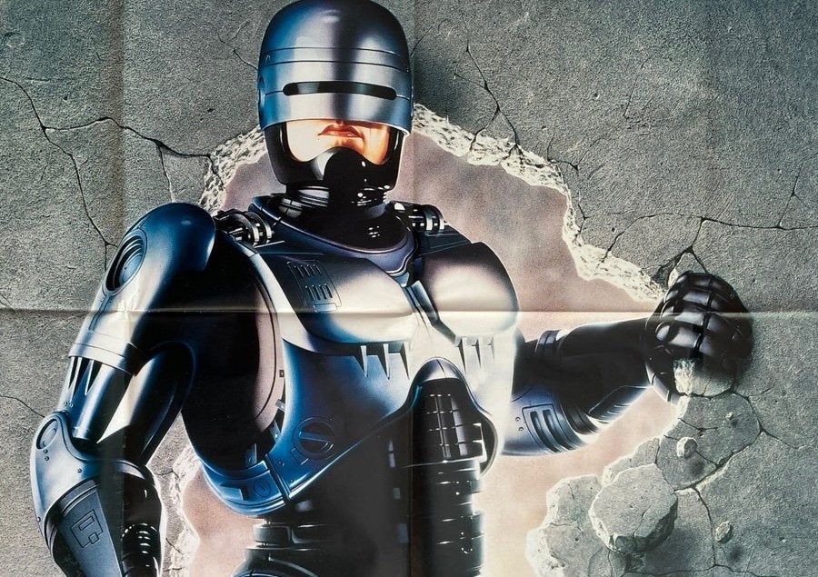 Robocop 2 (1990) - Originele filmposter, Verzenden, Gebruikt, A1 t/m A3, Film en Tv
