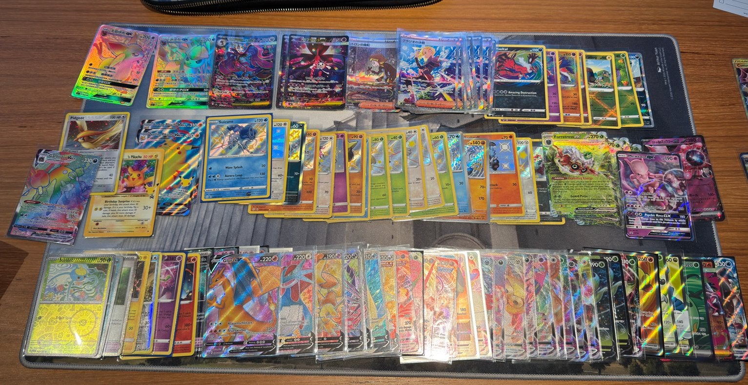 Grote collectie Pokémon kaarten: Full Arts, VMAX, SARs & mee, Hobby en Vrije tijd, Ophalen of Verzenden, Gebruikt, Meerdere kaarten
