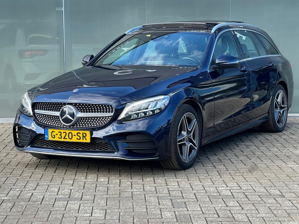 Mercedes-Benz C-klasse Estate 180 Advantage Pack AMG Pano, Automaat, Blauw, C-Klasse, 84 €/maand