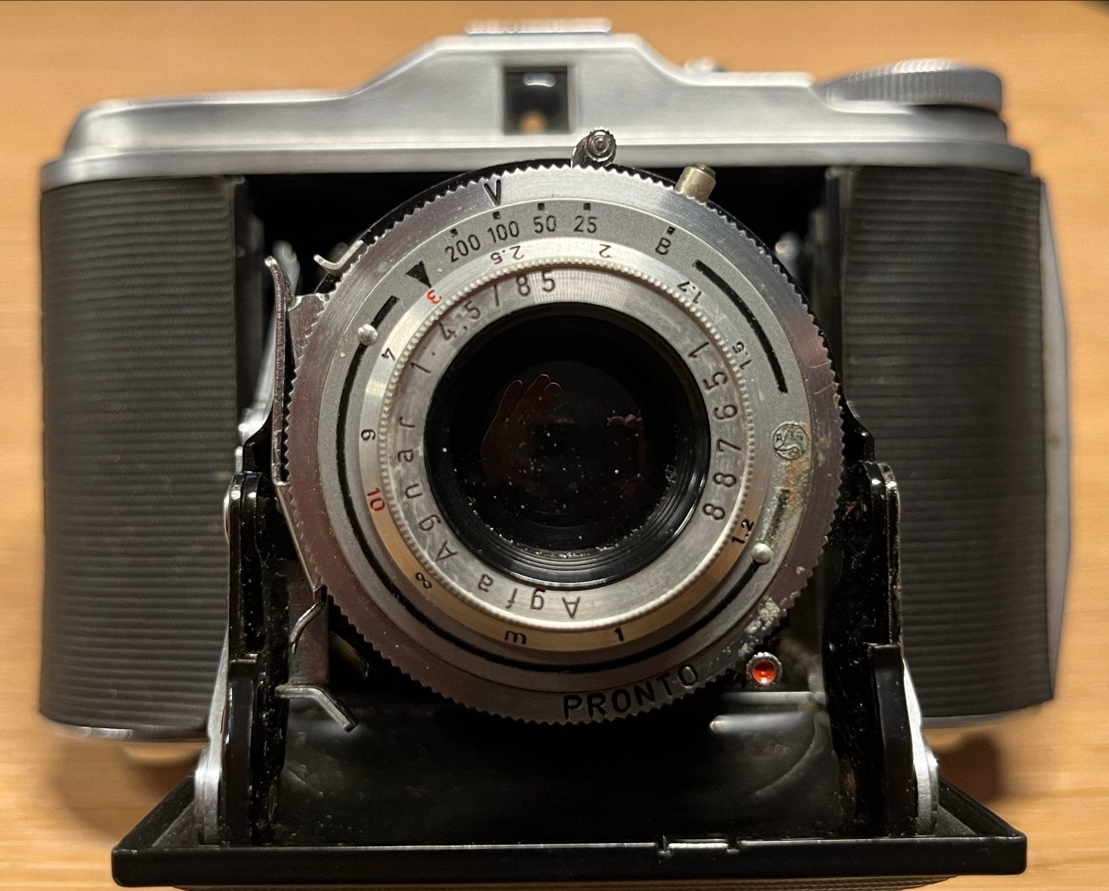 Vintage Agfa fototoestel - Klassieke balgcamera, Audio, Tv en Foto, Verzenden, Gebruikt, Compact, Overige Merken