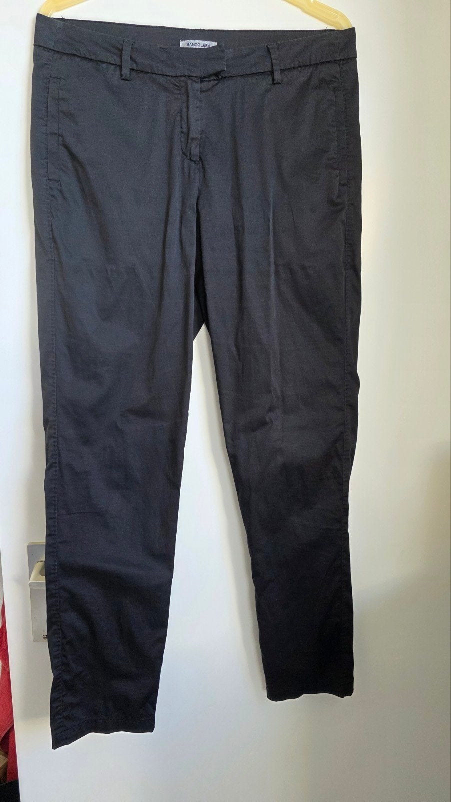 Bandolera zwarte katoenen broek maat 38, Maat 38/40 (M), Zwart, Ophalen of Verzenden, Gedragen