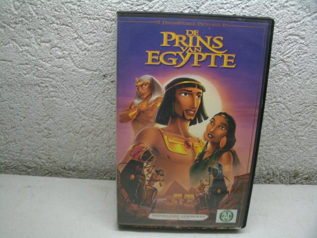 vhs 241b de prins van egypte, Cd's en Dvd's, Alle leeftijden, Ophalen of Verzenden, Zo goed als nieuw, Nederlandstalig