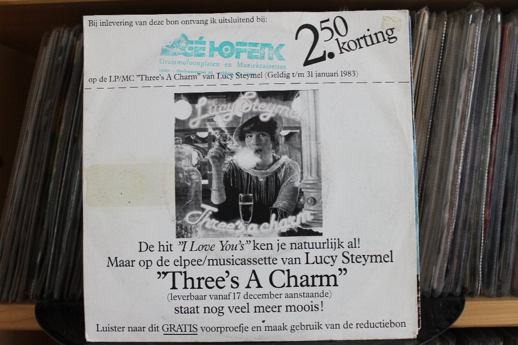 7" Single Lucy Steymel - Promo From Three´s A Charm / Empty, Gebruikt, 7 inch, Ophalen of Verzenden, Pop