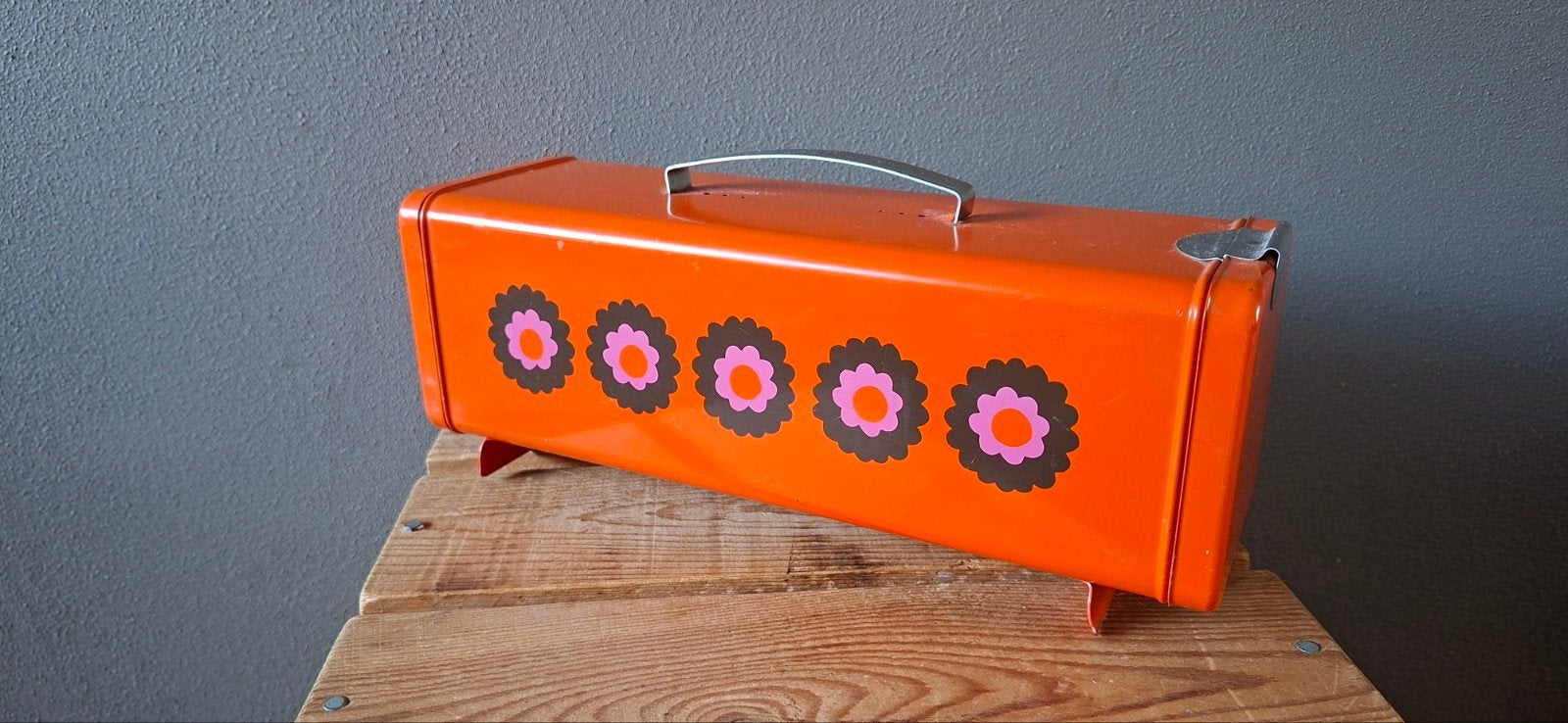 brabantia peperkoek trommel, Ophalen of Verzenden, Metaal, Oranje, Brabantia