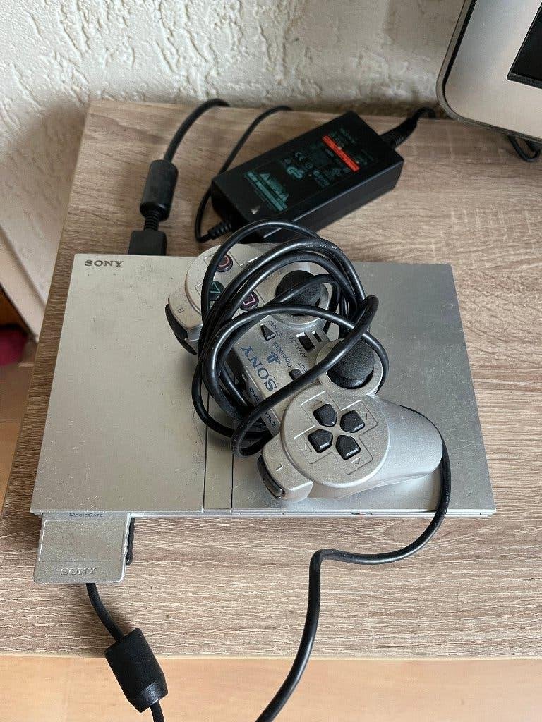 Playstation 2 Slim + 30 Games *Alleen ophalen*, Ophalen, Gebruikt, Met games, Met 1 controller