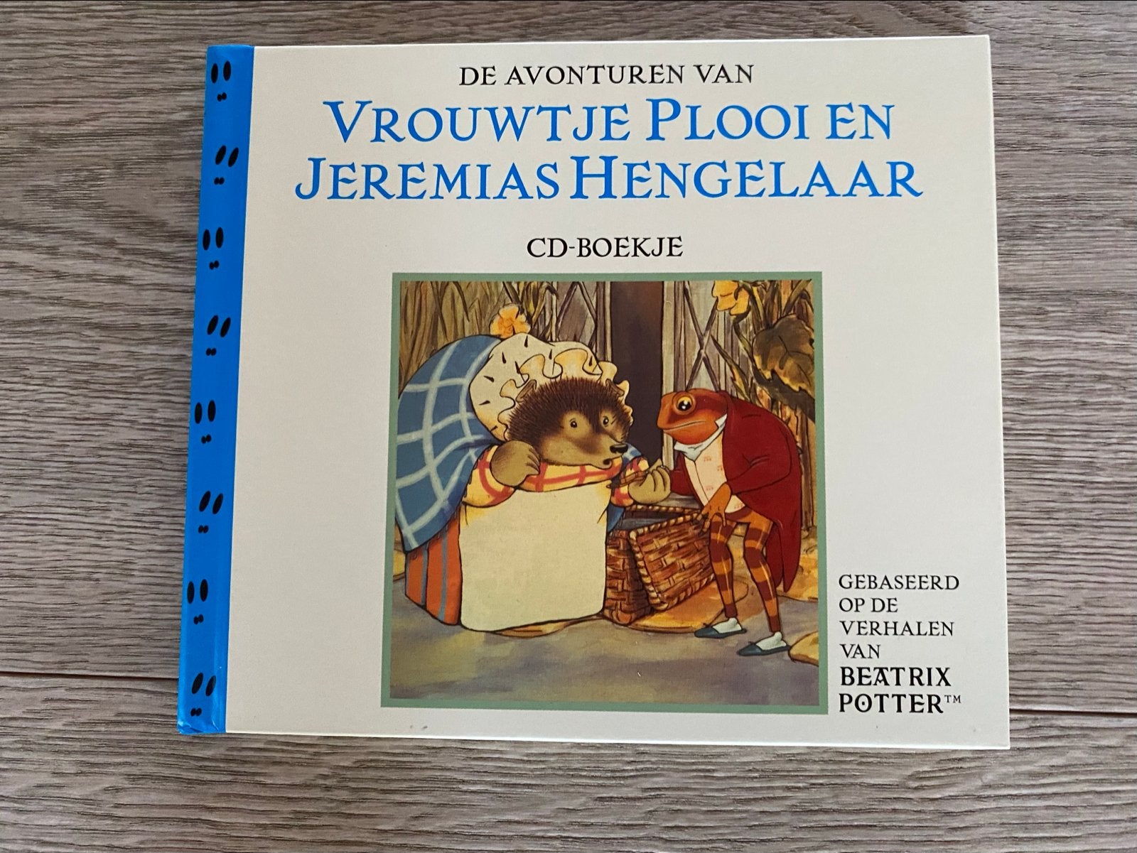 Beatrix Potter CD-boekjes: Vrouwtje Plooi, Poekie Poes, Piet, Jongen of Meisje, Ophalen of Verzenden, Zo goed als nieuw, Voorleesboek
