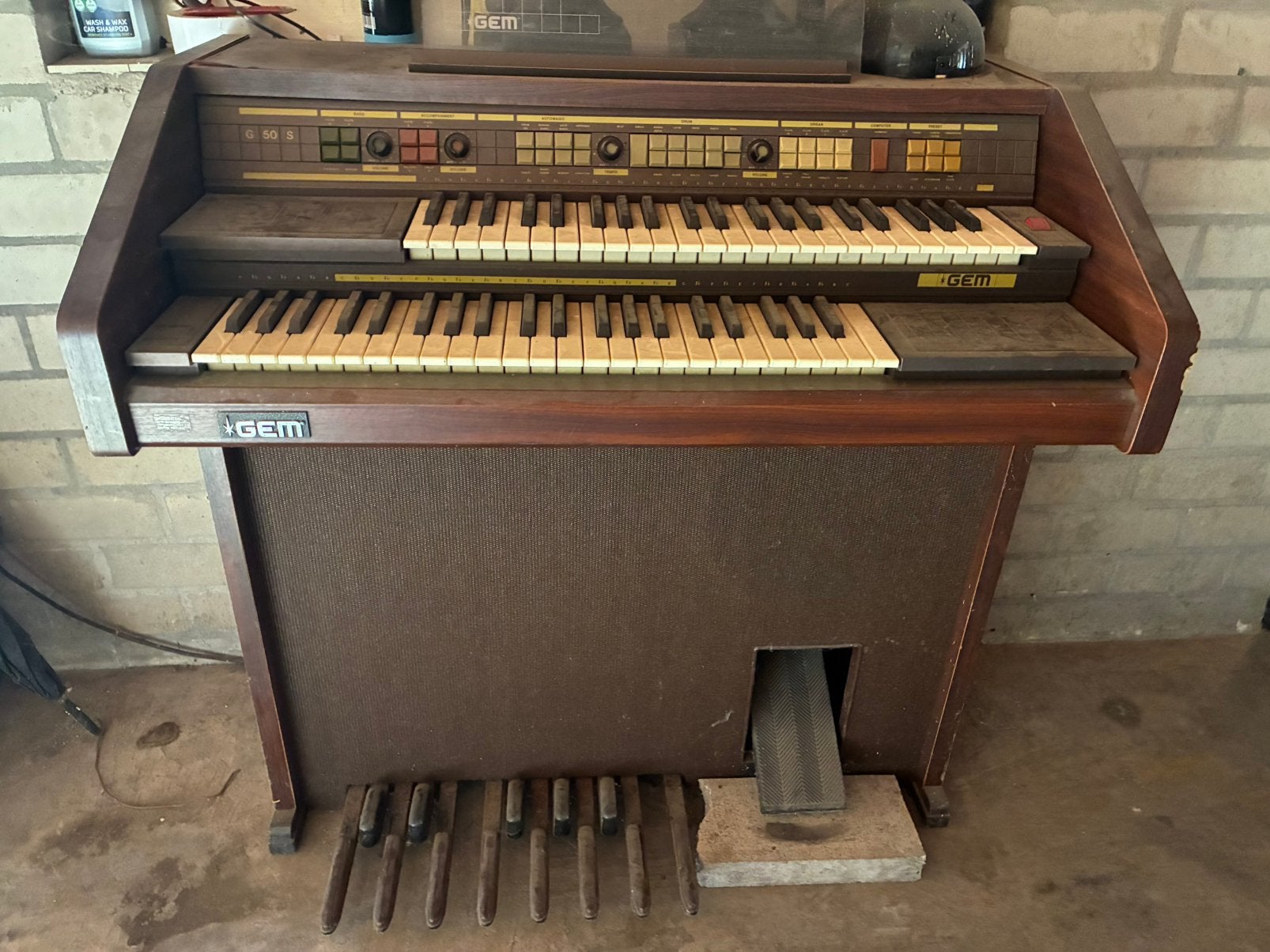 GEM orgel, Ophalen, Zo goed als nieuw, 2 klavieren, Orgel