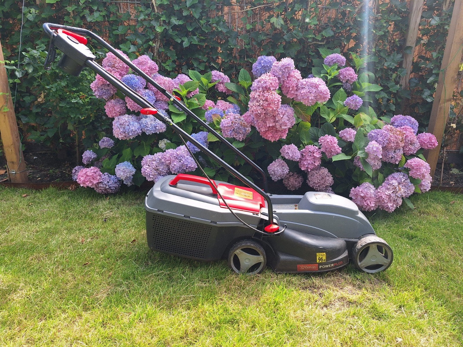 Elektrische grasmaaier, Tuin en Terras, Cirkelmaaier, Ophalen, Elektrische grasmaaier, Opvangbak