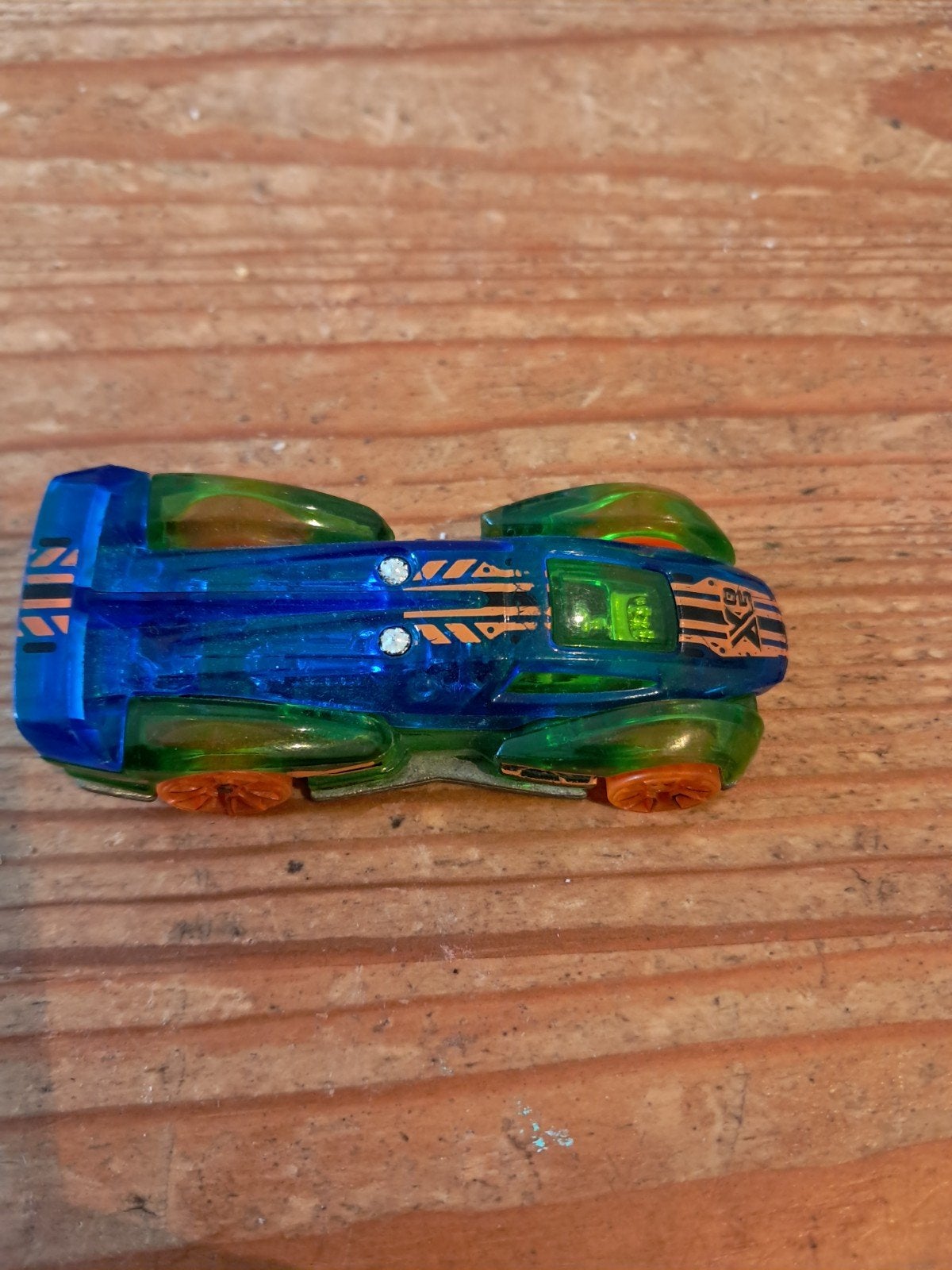 Hot Wheels Electrack FJV50 Auto - Blauw/Oranje, Ophalen of Verzenden, Gebruikt