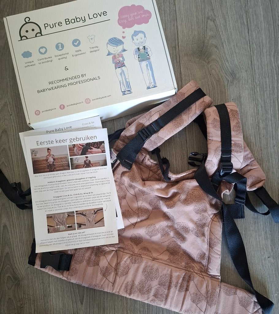 Draagzak Pure Baby Love, Overige merken, Ophalen of Verzenden, Zo goed als nieuw, Buik