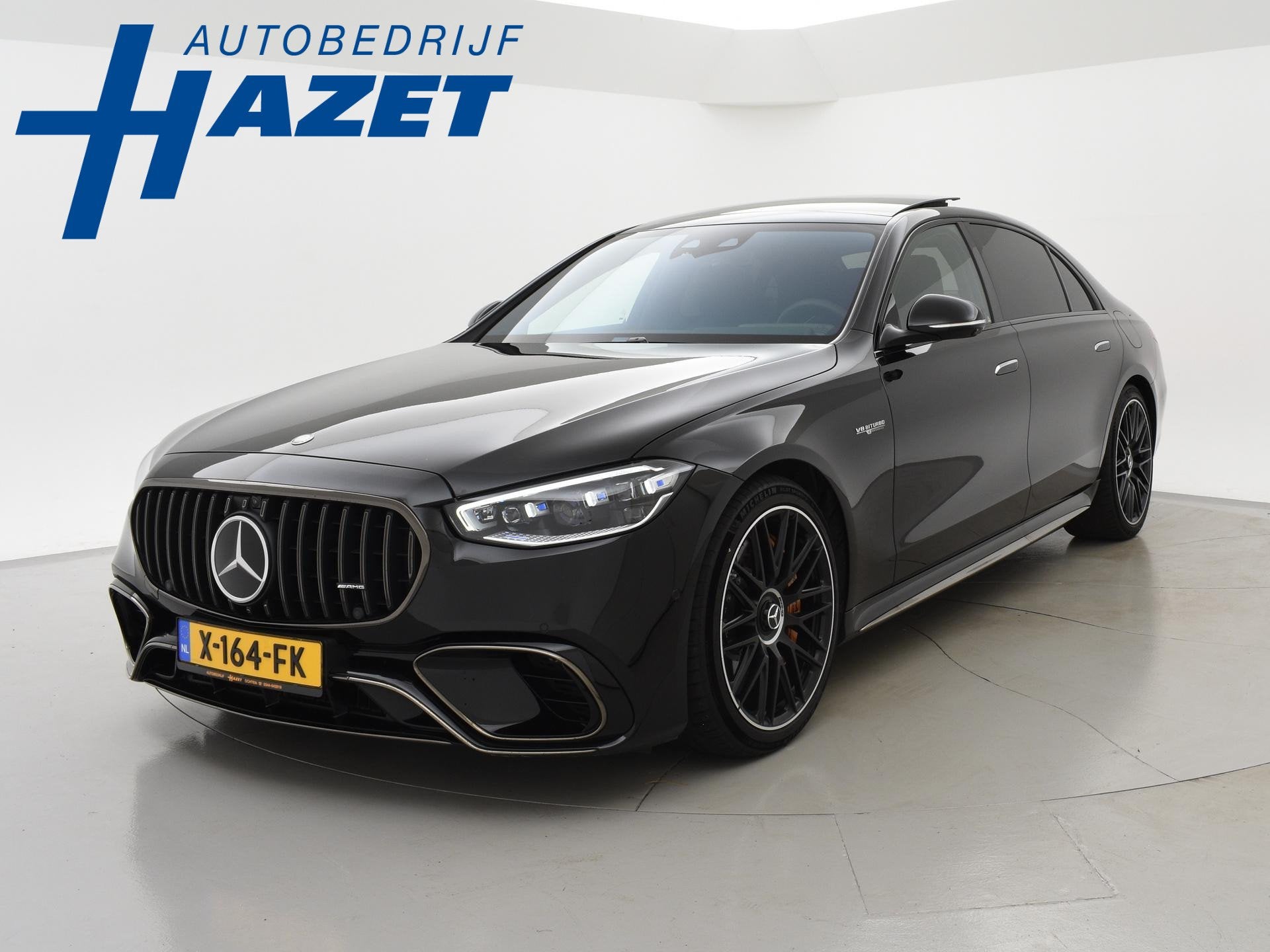 Mercedes-Benz S-klasse AMG 63 S E 802 PK PERFORMANCE + BURME, Auto's, Automaat, Parkeerassistent, Gebruikt, 4 stoelen