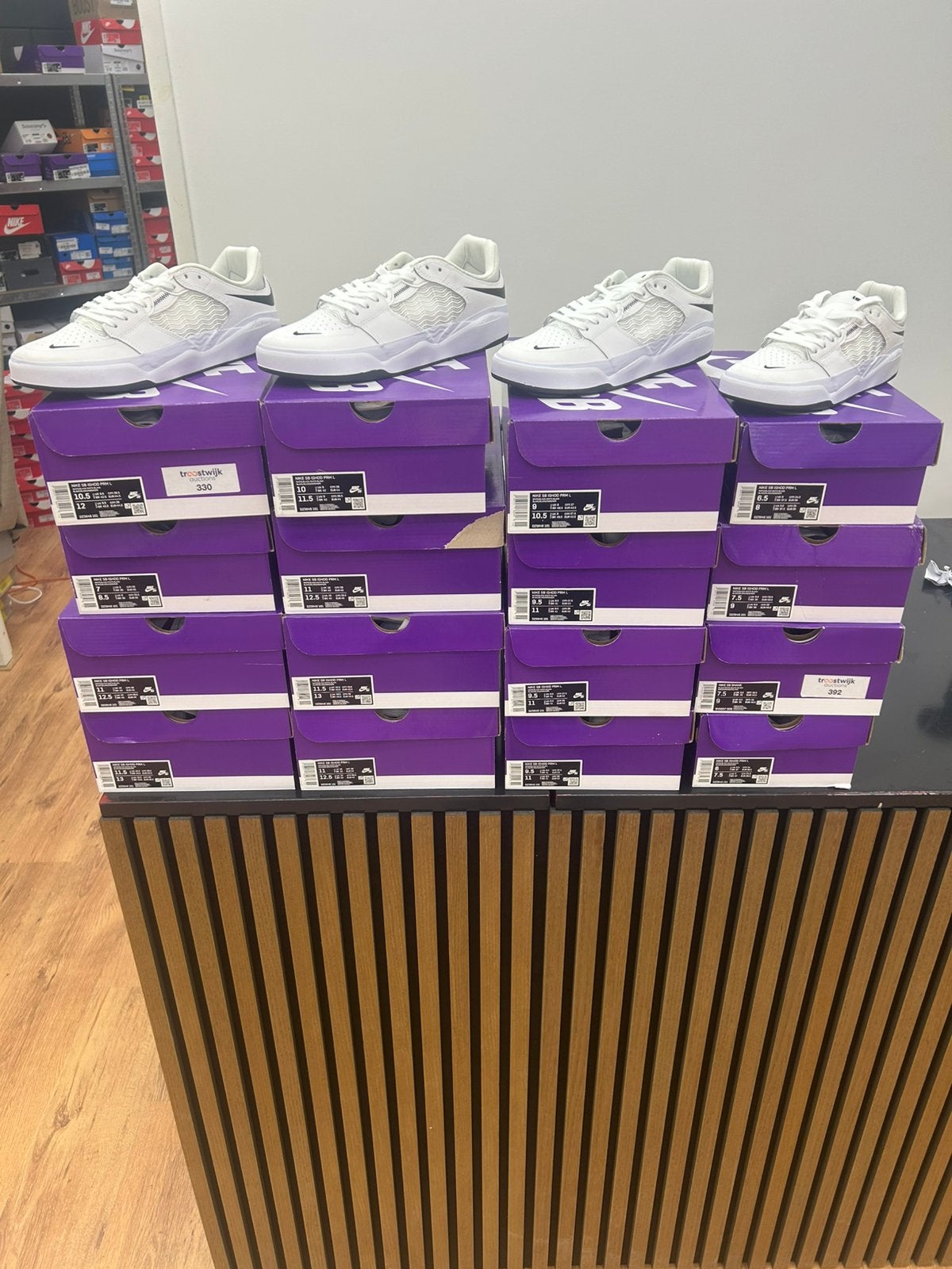 Nike SB Ishod Wair Premium – Complete Partij 16 Paar, Kleding | Heren, Schoenen, B, Wit, Nieuw, Ophalen of Verzenden