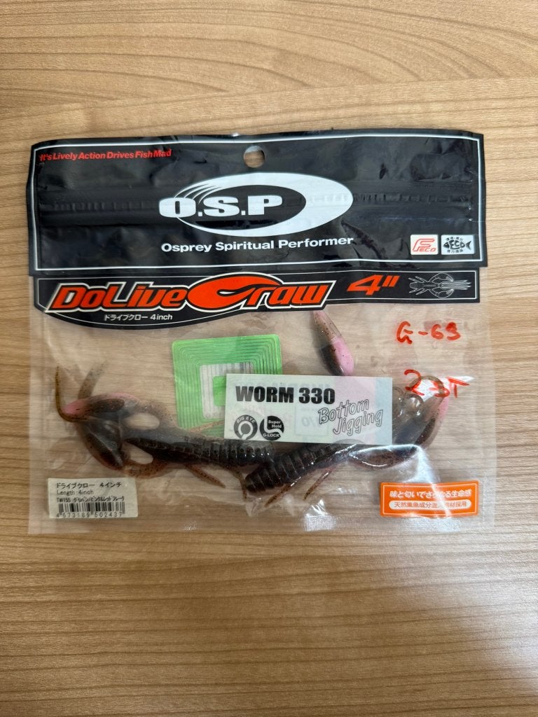 O.S.P DoLive Craw 4” TW155  2 stuks, Overige typen, Nieuw, Ophalen of Verzenden, E