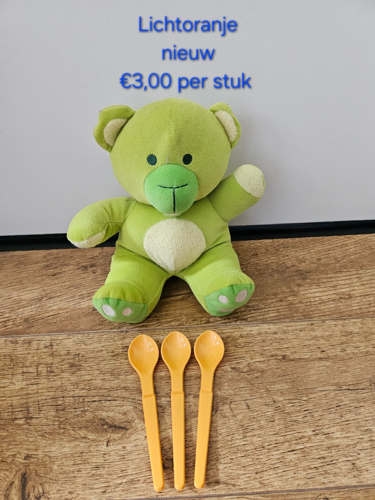 # Tupperware nieuwe lichtoranje hangaanlepeltjes lepels, Ophalen of Verzenden, Nieuw, Oranje, Overige typen