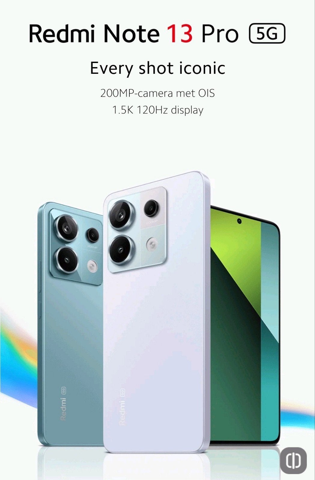 Xiaomi Mi Redmi Note 13 Pro 5G 256GB, Telecommunicatie, Mobiele telefoons | Overige merken, Ophalen, Overige modellen, Nieuw, Zonder simlock