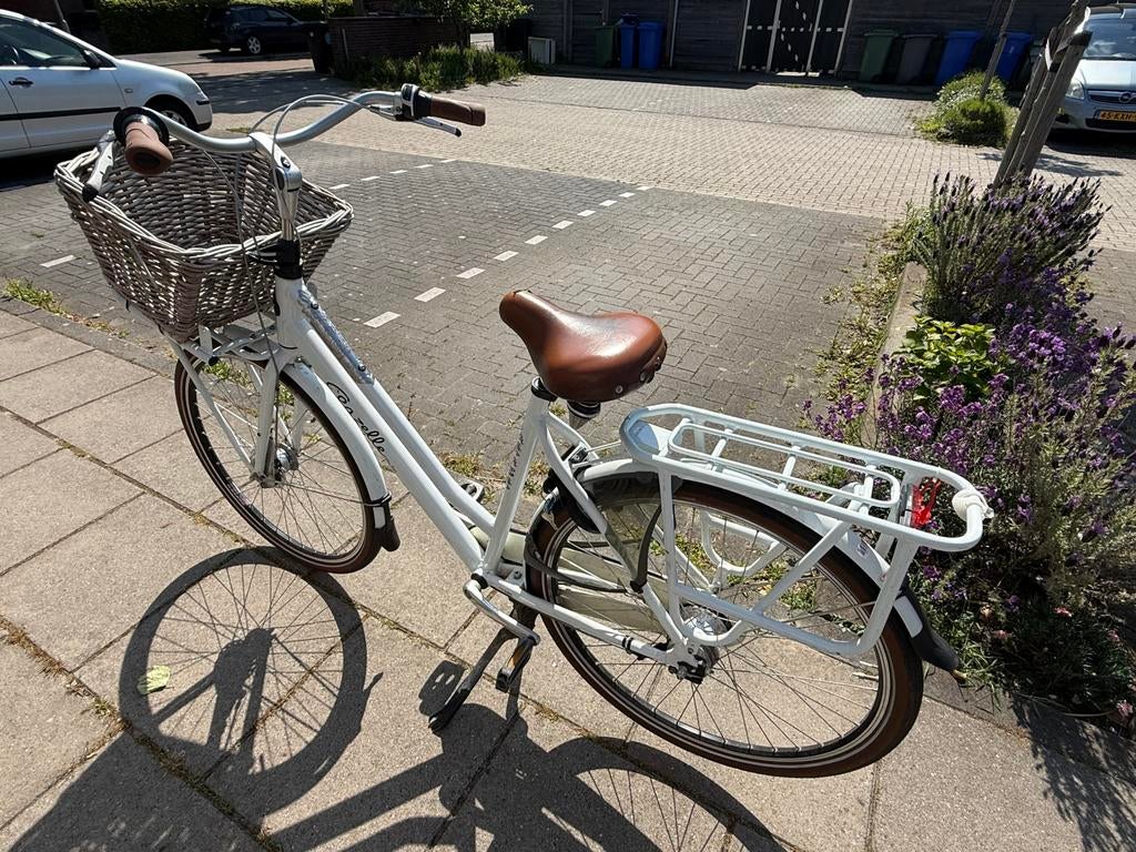 Gazelle NL Miss Grace stadsfiets T7 D54 premiumwit, Ophalen, Versnellingen, Gazelle, Trommelrem