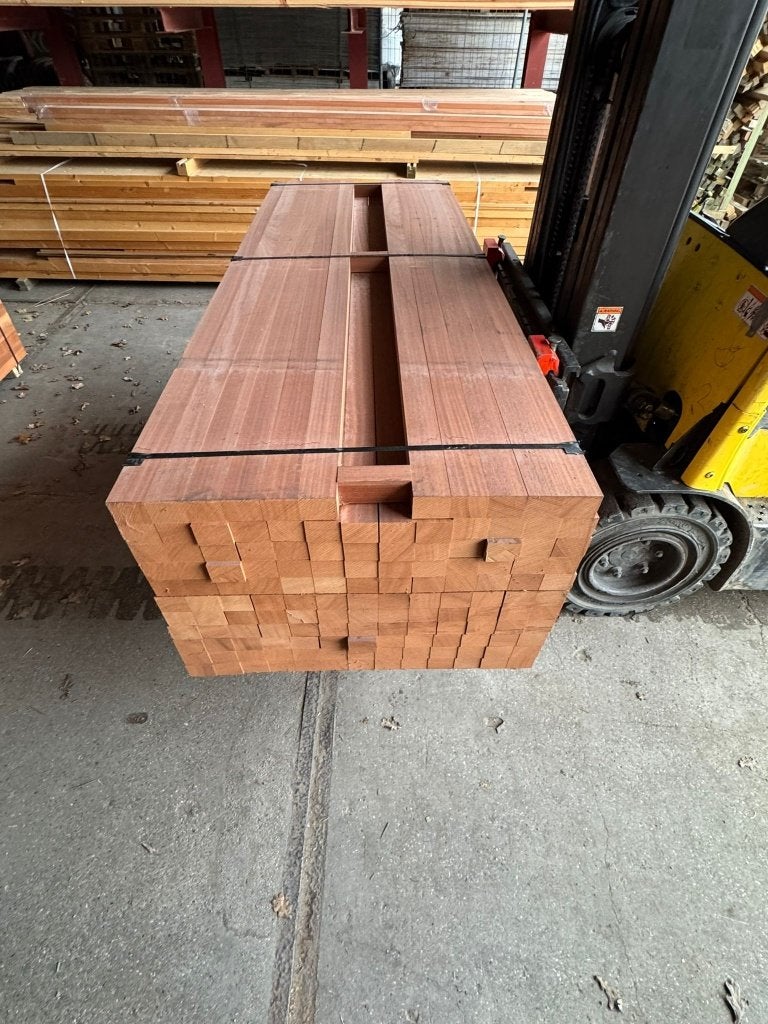 Hardhout meranti [55x50, 61x50], Ophalen, Nieuw, Hardhout, 180 tot 250 cm