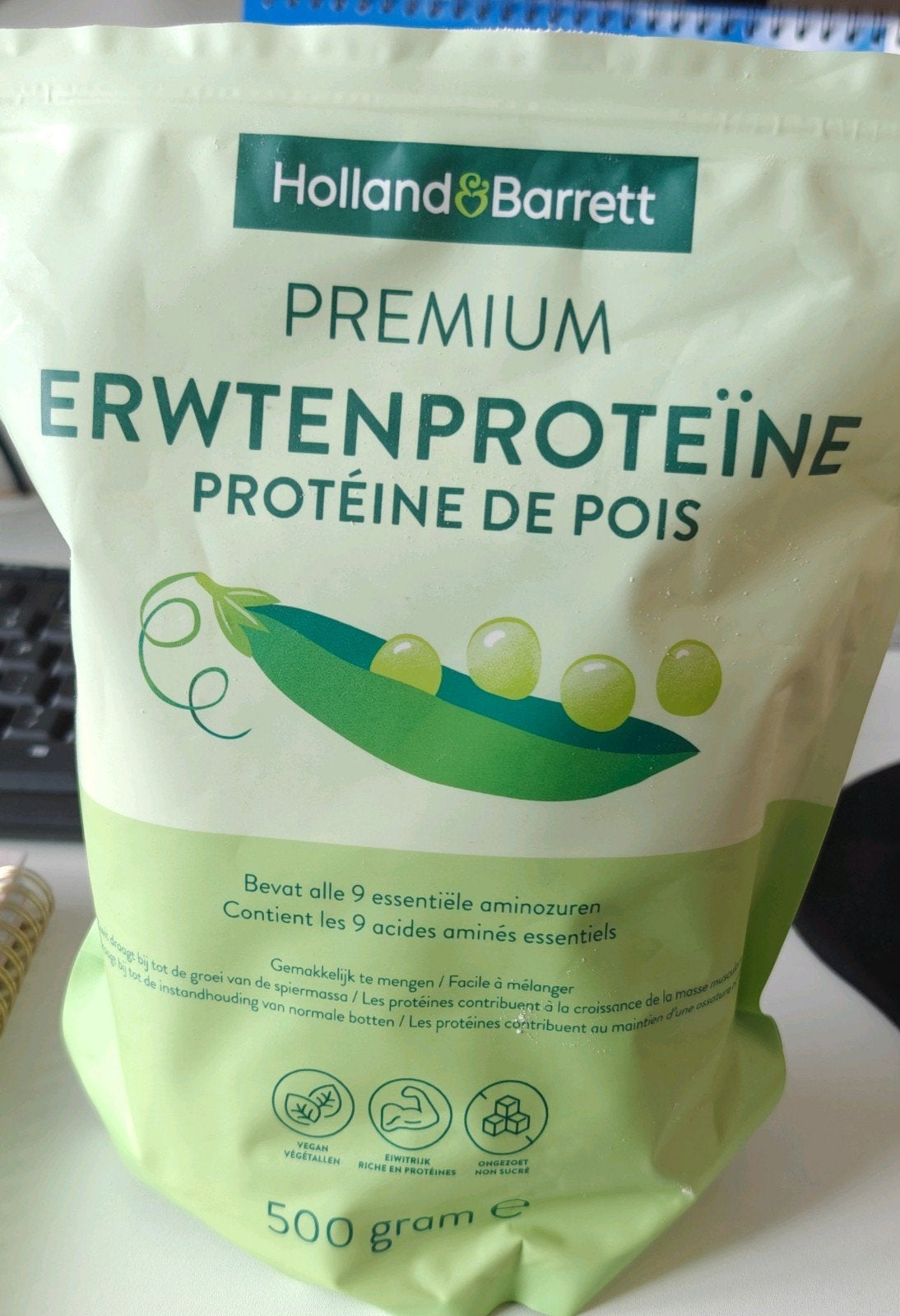 Holland & Barrett Premium Erwtenproteïne 500g, Ophalen of Verzenden