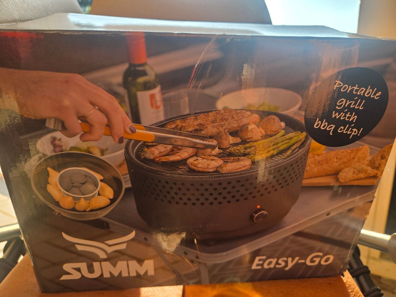SUMM Easy-Go Draagbare BBQ met BBQ-clip, Ophalen, Nieuw, SUMM