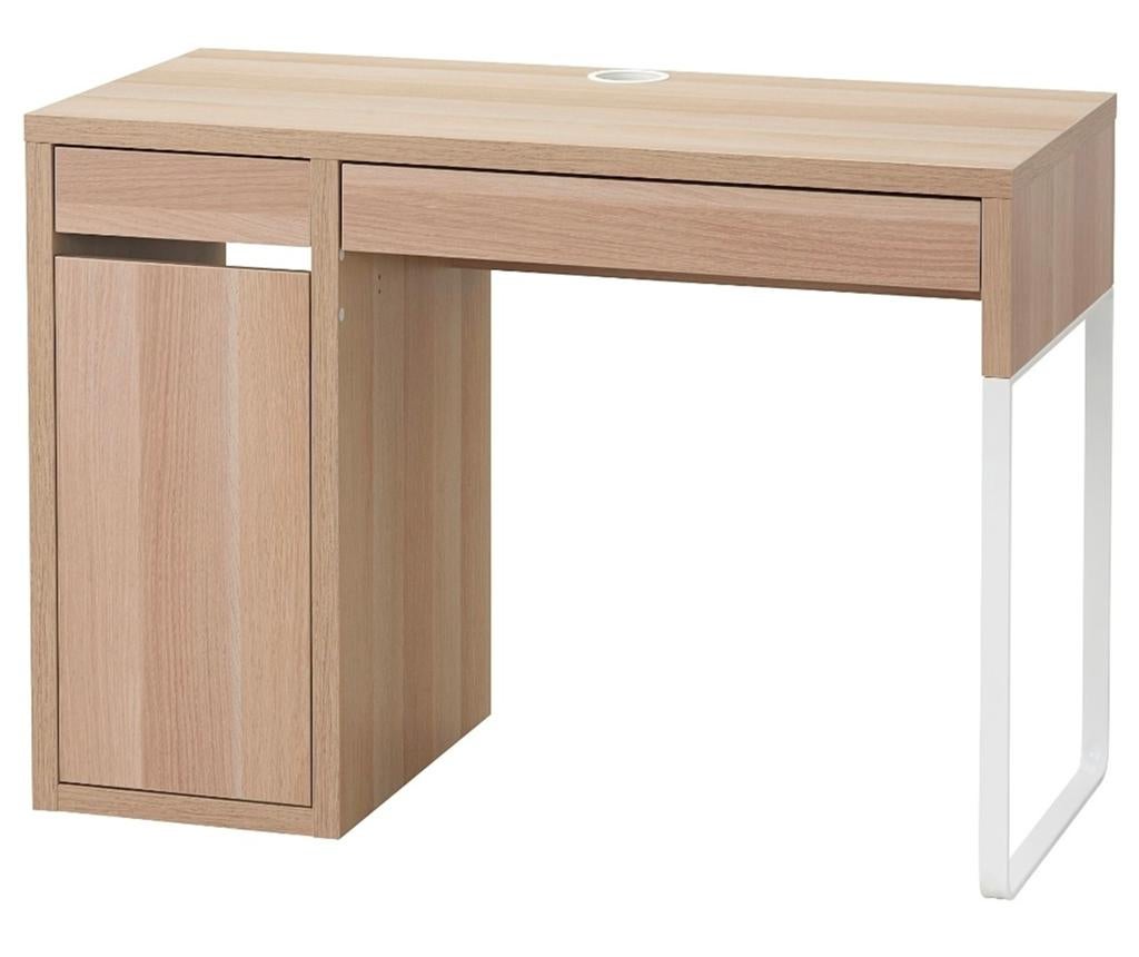 IKEA bureau, zo goed als nieuw, met lades en kastje, Ophalen, Spaanplaat of MDF, Zo goed als nieuw, IKEA
