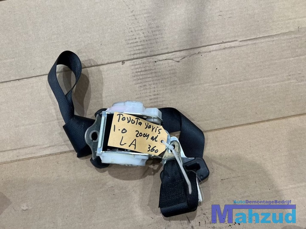 TOYOTA YARIS P1 Achter Links gordel 1999-2005, Auto-onderdelen, Interieur en Bekleding, Info@toyota.co.jp, Gebruikt, Toyota Motor Corporation