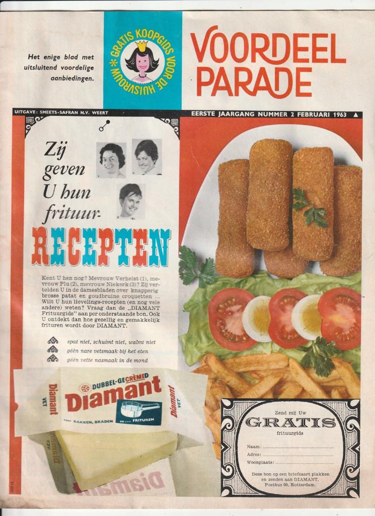 Voordeel Parade blaadje 1963 Philips Sunil Diamant Nutricia, Verzamelen, Merken en Reclamevoorwerpen, Gebruikt, Overige typen