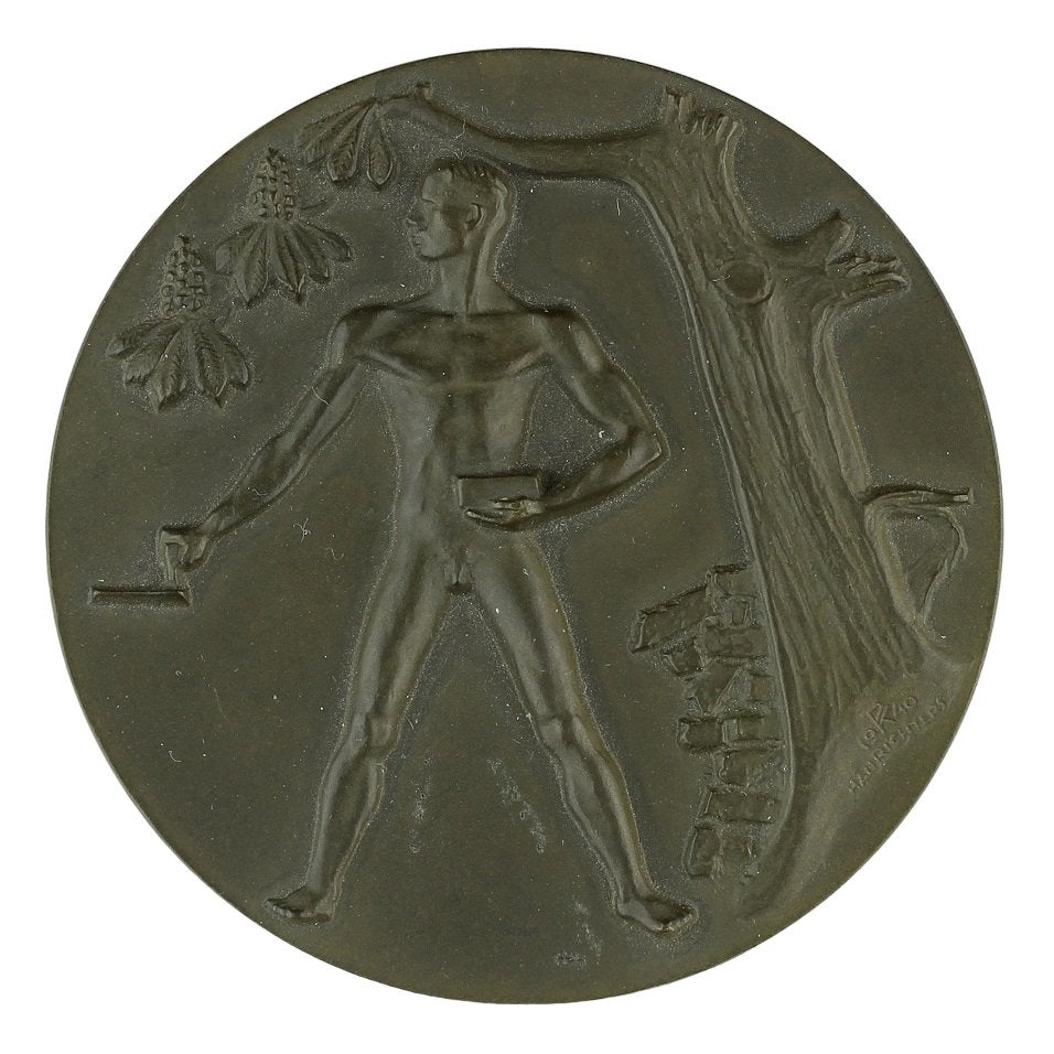 Penning VPK 1940 Han Richters : Opbouw, Verzenden, Brons, Nederland