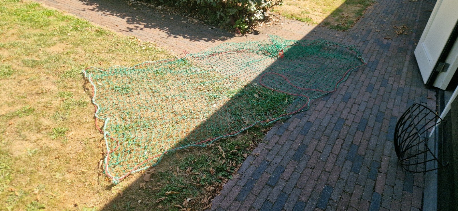 aanhanger net 150x300 cm, Ophalen