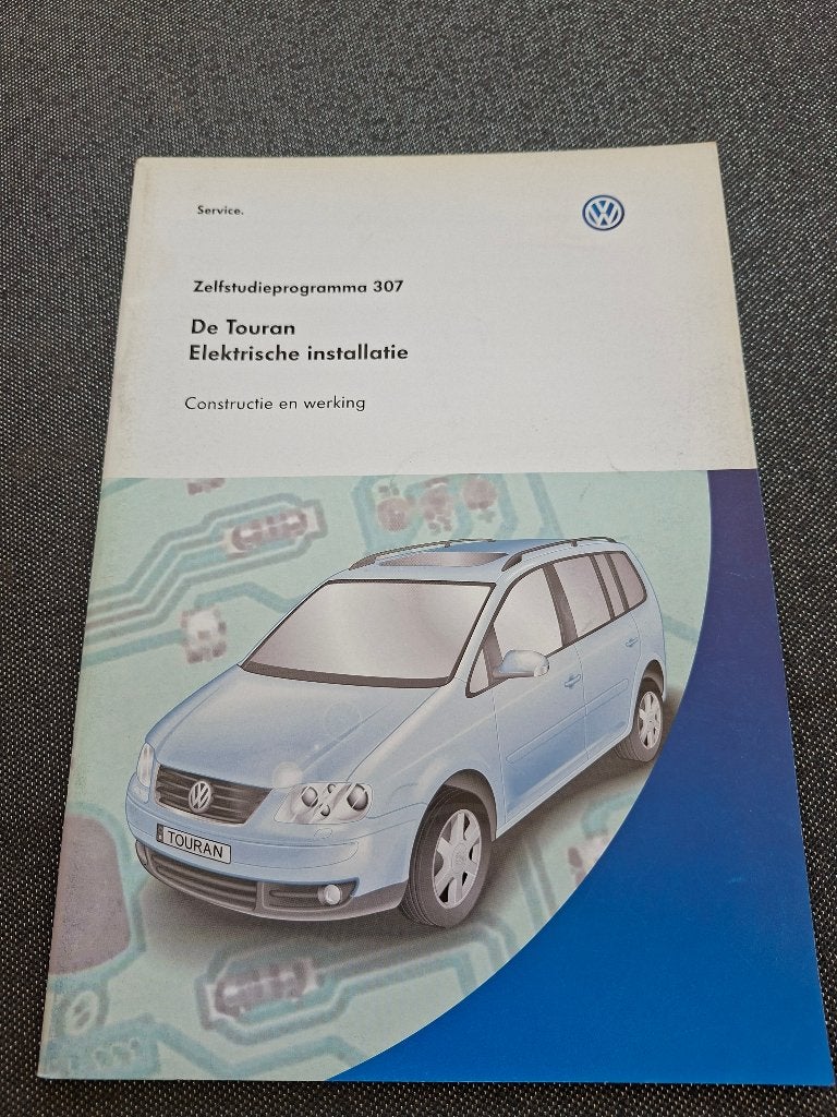 Service training volkswagen de touran elektrische installati, Auto diversen, Handleidingen en Instructieboekjes, Ophalen of Verzenden