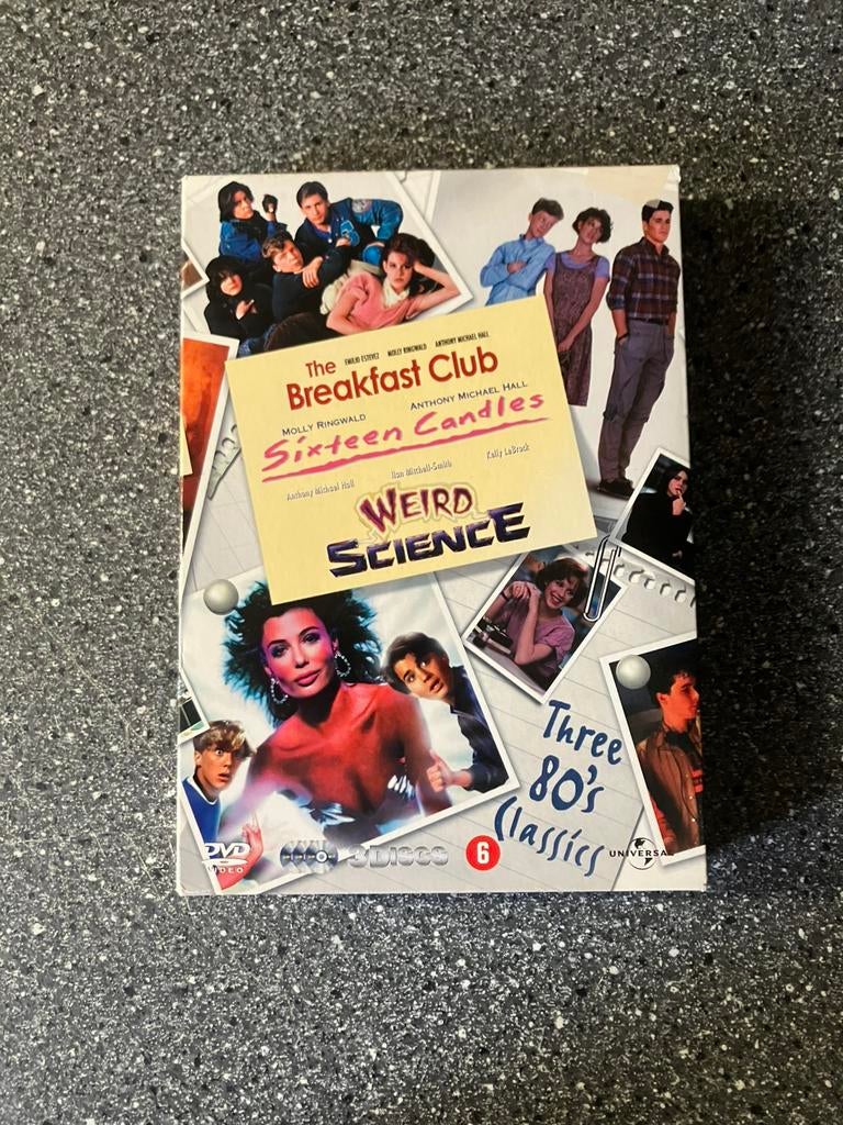 Three 80's classics - John Hughes 3-Disc, Vanaf 6 jaar, Ophalen of Verzenden, Zo goed als nieuw, Overige genres