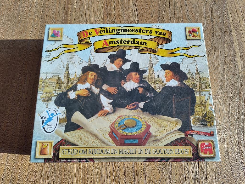 Veilingmeesters van Amsterdam (nieuw, werkende klok), Hobby en Vrije tijd, Gezelschapsspellen | Bordspellen, Vijf spelers of meer