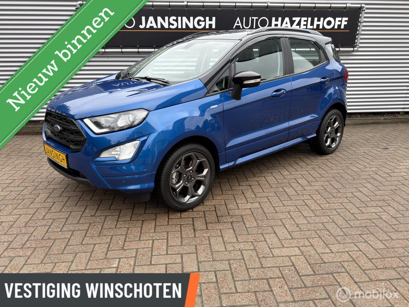 Ford EcoSport 1.0 EcoBoost ST-Line | Stoel/Stuurverwarming |, 1263 kg, 125 pk, Gebruikt, Zwart
