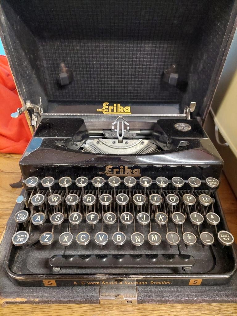Naumann Erika typemachine 1941, Antiek en Kunst, Ophalen of Verzenden