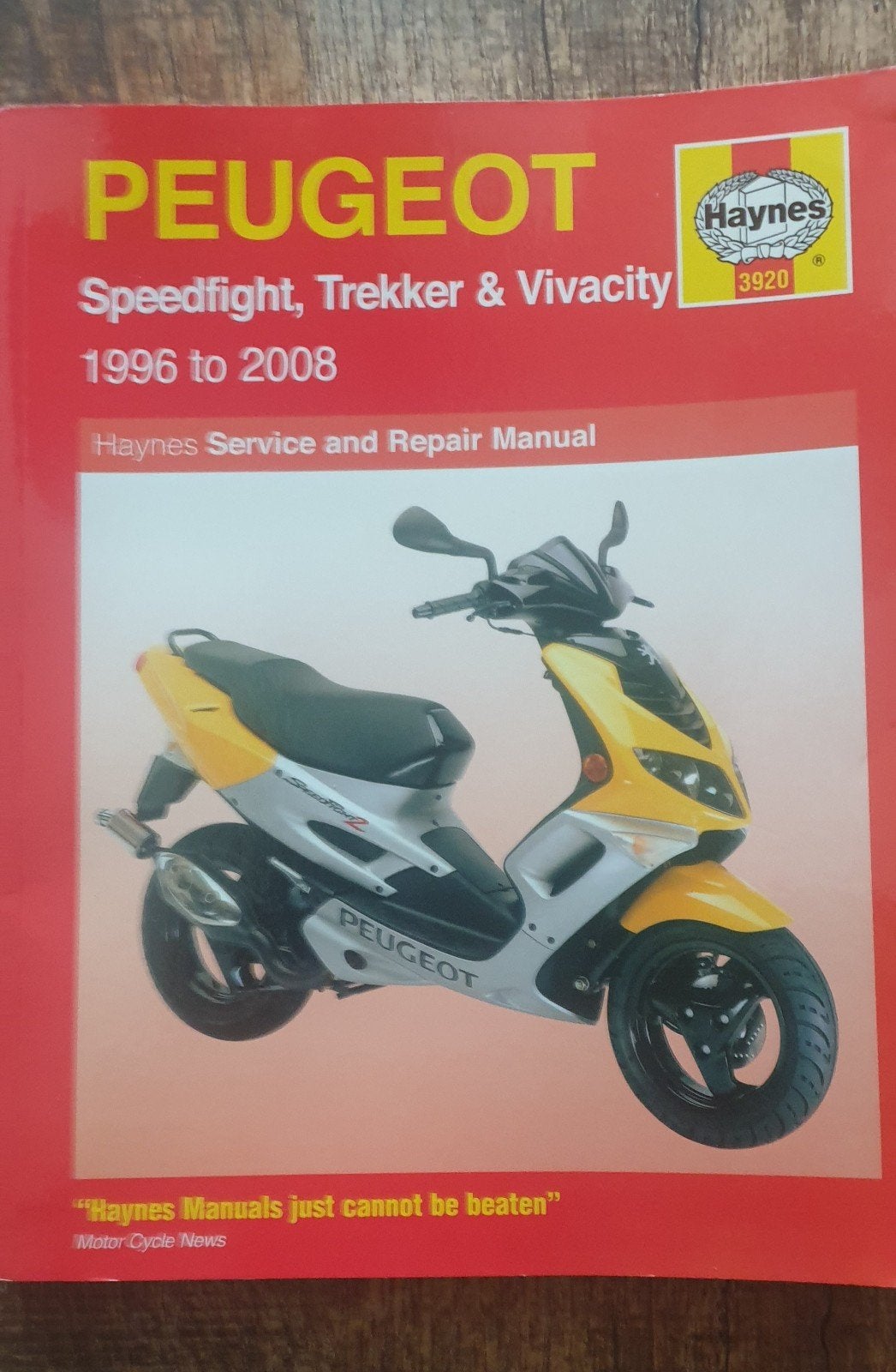 Reparatiehandleiding Peugeot Vivacity, Ophalen of Verzenden, Gebruikt