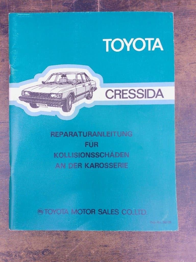 Toyota Cressida dealer werkplaatsboek Carrosserie reparaties, Ophalen of Verzenden, Gelezen, Toyota