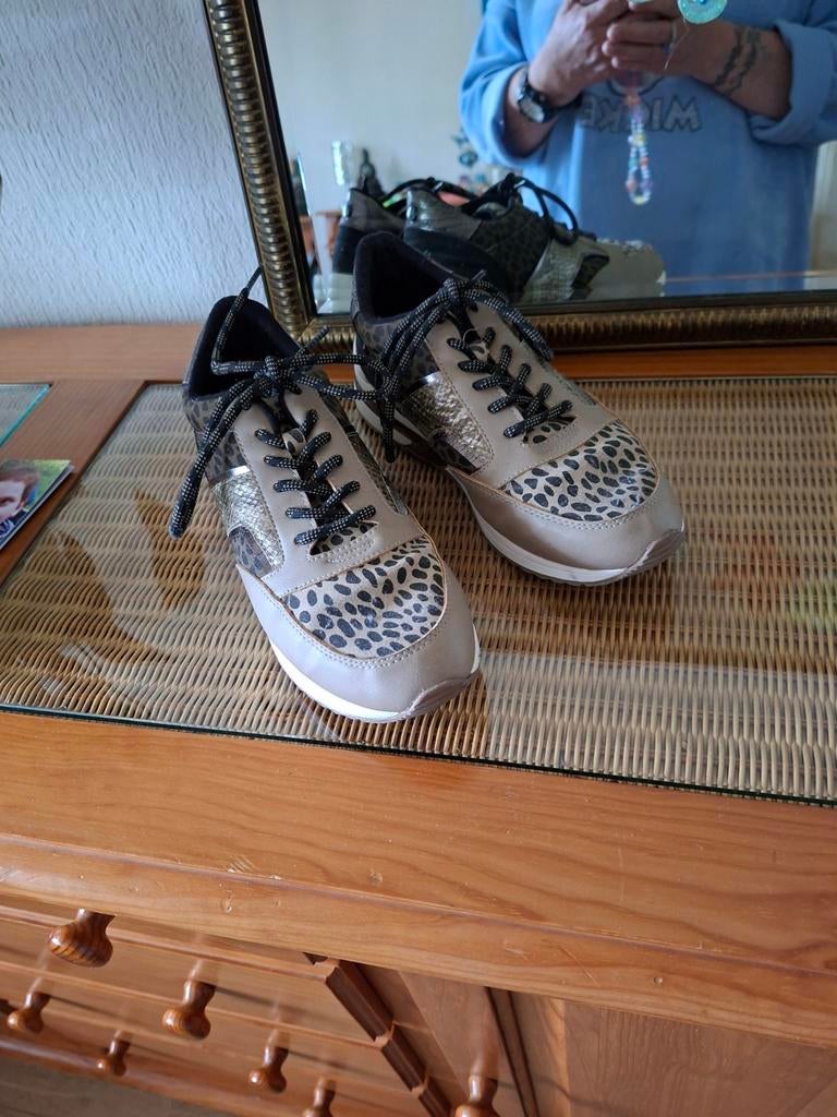 Sneakers met panterprint, Ophalen, Zo goed als nieuw