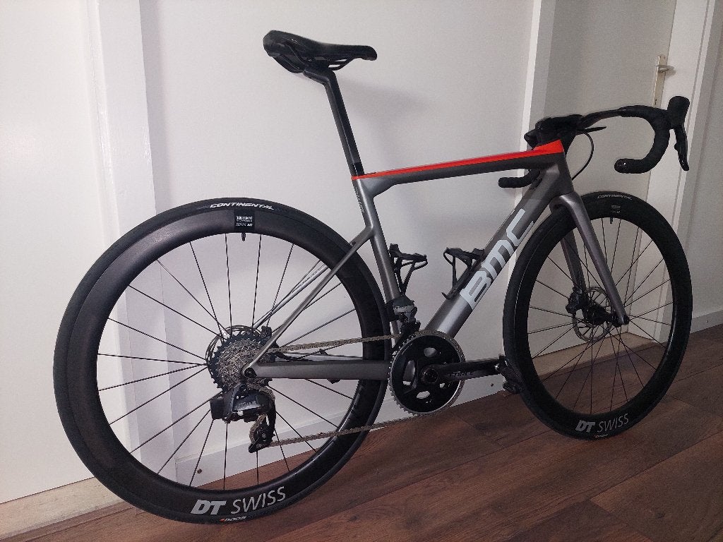 Bmc slr02, Sram force axs, DT swiss 1450 arc carbon., Carbon, Heren, 49 tot 53 cm, Zo goed als nieuw