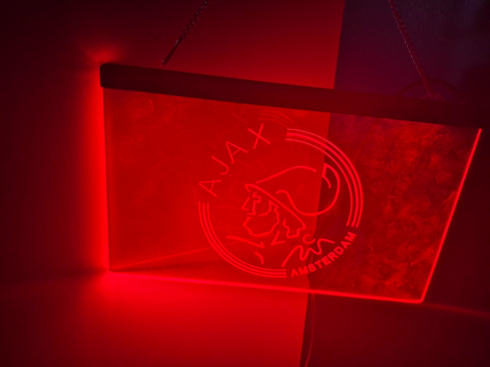 Ajax LED lamp / Plastiglas, Ophalen of Verzenden, Zo goed als nieuw