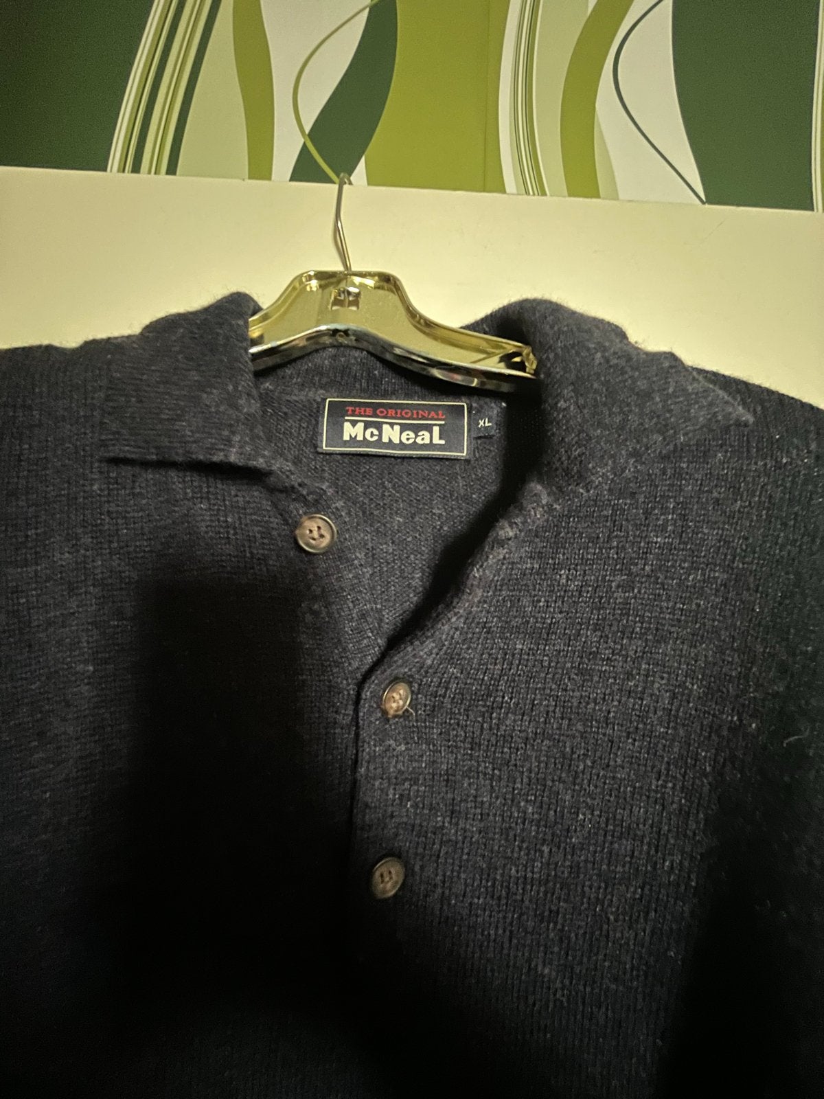 McNeal the original heren trui - XL - Donkergrijs, Ophalen of Verzenden, Gedragen, Maat 56/58 (XL), Blauw