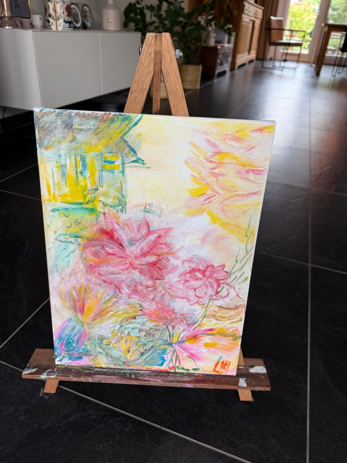 Abstracte kunst: Genezingsproces - Kleurrijk schilderij, Antiek en Kunst, Kunst | Schilderijen | Abstract, Ophalen of Verzenden