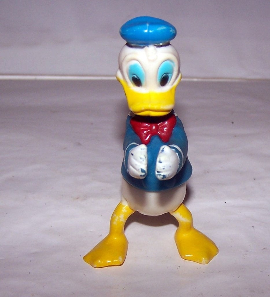 Origineel Diney Donald Duck figuurtje. Izgs., Ophalen of Verzenden, Donald Duck, Zo goed als nieuw, Beeldje of Figuurtje