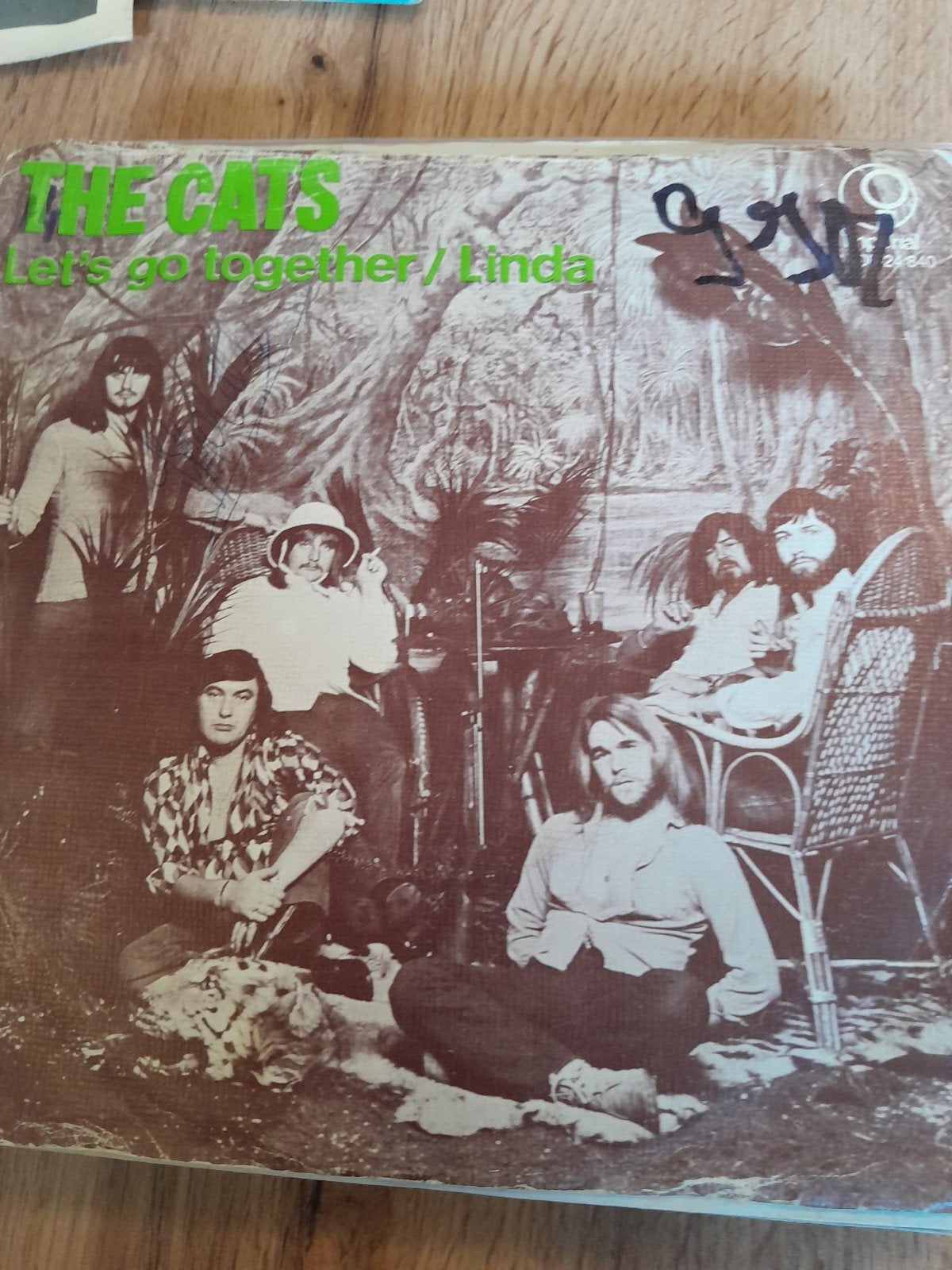the cats 7 inch let,s go together, Ophalen of Verzenden, Zo goed als nieuw, Pop